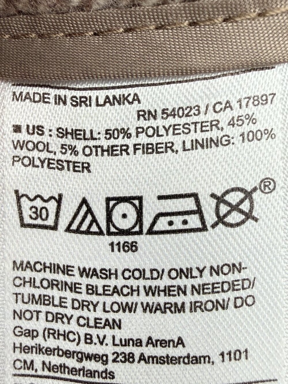 BANANA REPUBLIC Women's EUC Wide Leg Lined Herringbone Wool Culotte | Size 12 - Picture 7 of 9